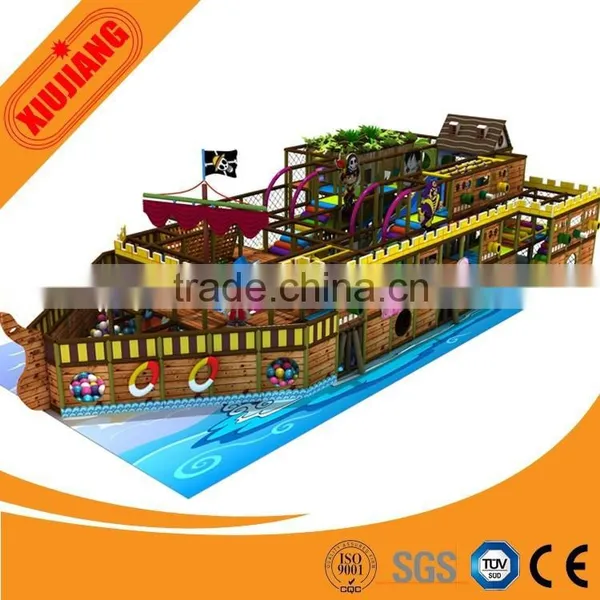Funny Amusement Plastic Playground Item With Trampoline and Slides. photo-4