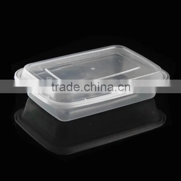 Food Plastic Container PP Dish Plate Plastic Plate 1200ml Sushi Box photo-4