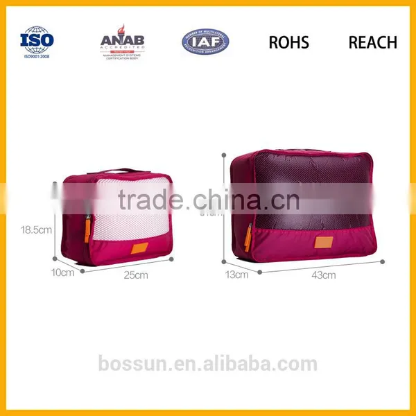 Nylon Portable Waterproof Travel Shoe Printing Drawstring Bags With Factory Price photo-6
