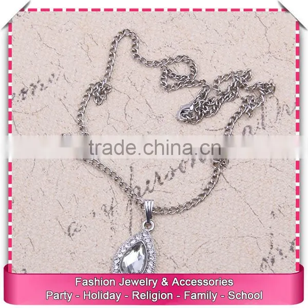 Fancy Necklace Design, Low Price Imitation Diamond Necklace Women photo-3