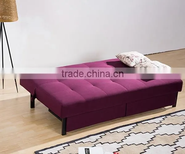 Factory Direct Modern Design High Quality Chesterfield Sofa Cum Bed/ Red Fabric Sofa Bed photo-6