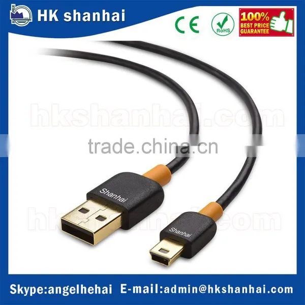 Lower Price Usb 2.0 Fast Charging Usb Type a to Mini Usb Type b 480 Mbps High Speed Data Extension Transfer Cable photo-4