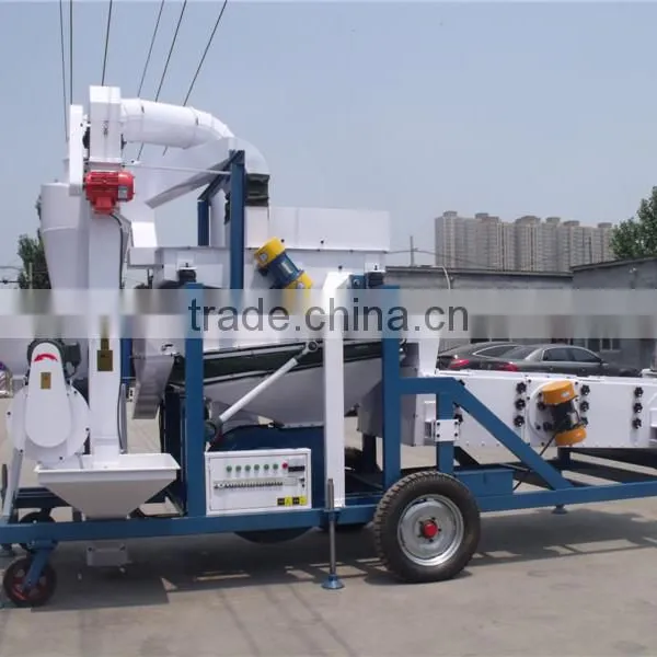 Air Screen Cleaner With Gravity Table