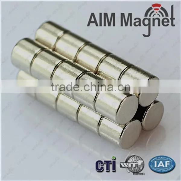 Cylinder Neodymium N52 Magnet 6 mm Diameter photo-2