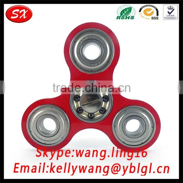 Customized Brass Hand Fidget Spinner,Aluminum Light Spinner Toy, Metal Tri-Spinner photo-4