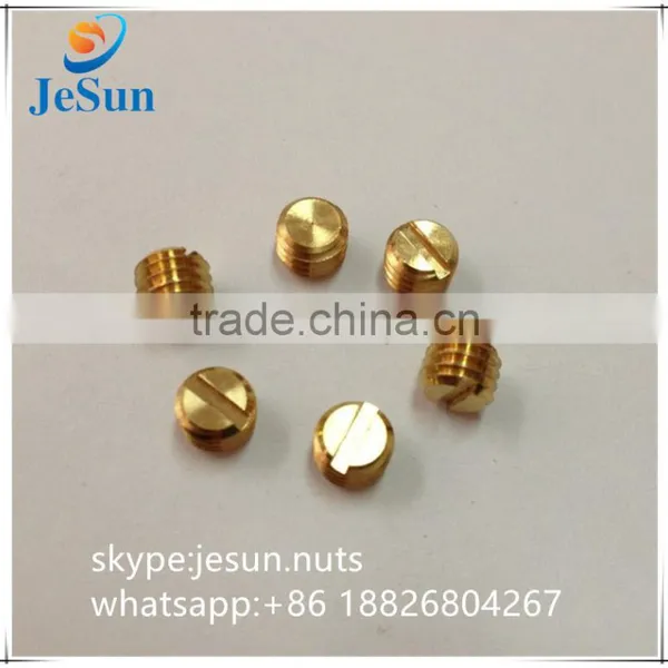 Brass Slotted Hexagon Socket Set Flat Point Screws Hidden Cameras photo-5
