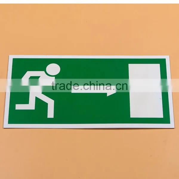 Emergency PVC Exit Safety Sign photo-2