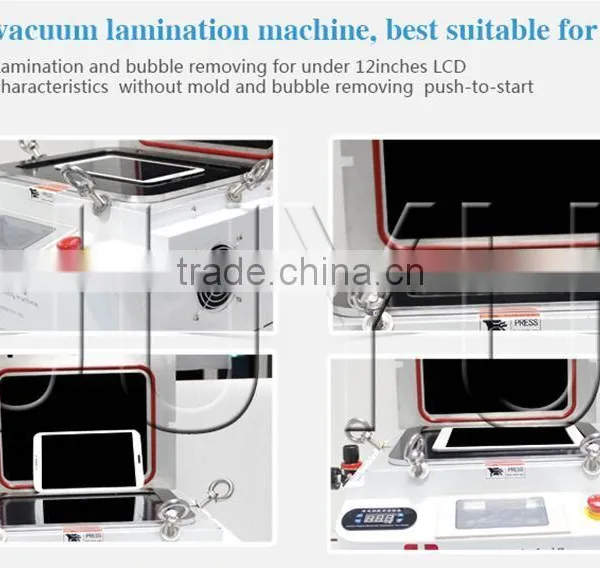 Professional 2 in 1 Lcd Repair Machine Vacuum Glass Laminator With Air Bubble Film Foam Removing Machine Oca Laminating 12 Inch photo-3