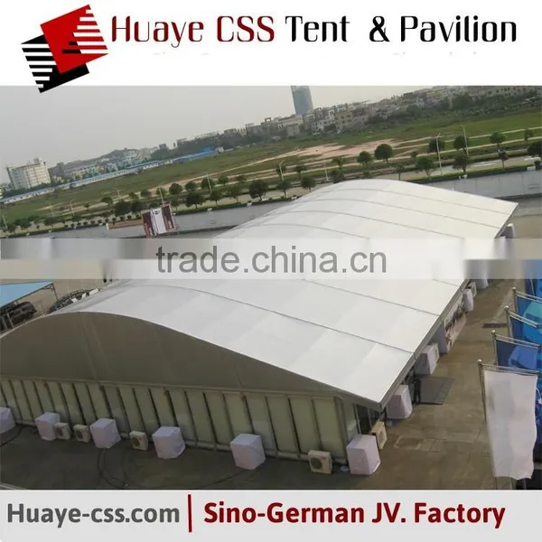 25m Glass Solid Walling Curved Grand Pavilion Marquee Tent For Sale photo-3