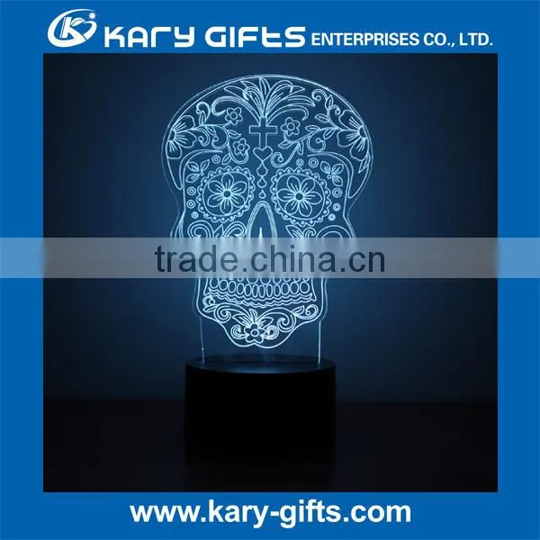 Factory Supply LED Night Light 3D Illusion Table Lighting Lamp in Stocking photo-3