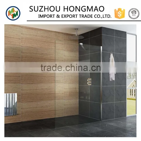 HSR02-90024 Folding Simple Frameless Shower Screen photo-2