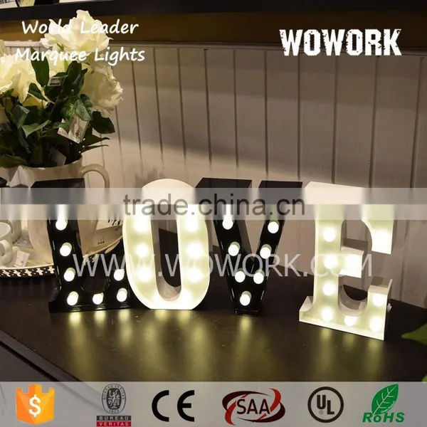 Led Metal Backlit Letters for Party and Christmas Decoration photo-3