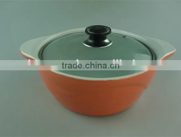 Color Glazed Ceramic Soup Tureen With Glass Lid in Stock, Grade AB photo-2
