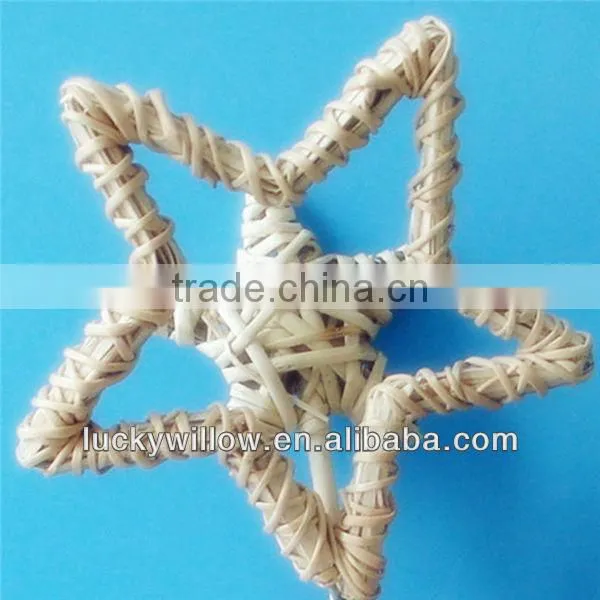New Design Hanging Heart Shape Wicker Decoration photo-5