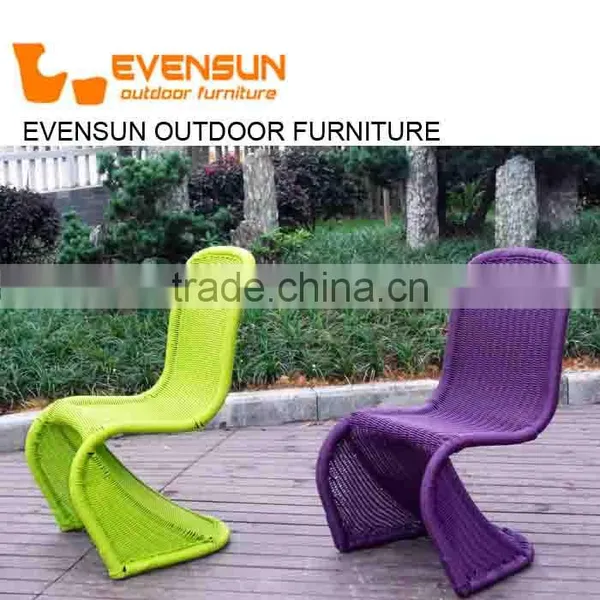 Hot Selling Stackable Outdoor Garden Wicker Rattan Chair photo-4
