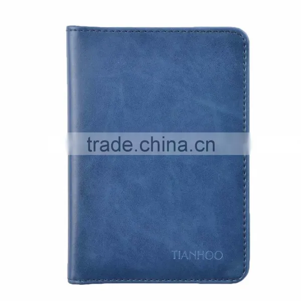 Wholesale Custom High Quality Leather Travel Rfid Passport Holder photo-3