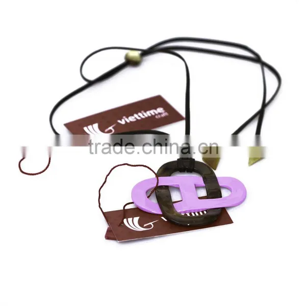 Fashionable Horn Pendant Necklaces Jewelry Made From Natural Horn in Vietnam photo-5