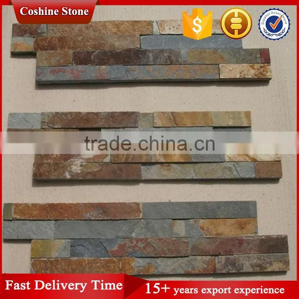 Corrugated Wall Cladding Designs Multi Cutured Stone Panel photo-2