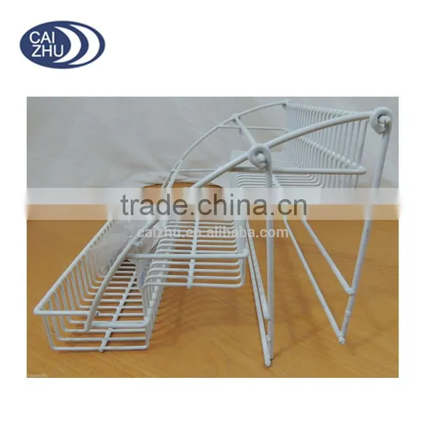 New Design Powder Wire 3 Tier Pull Down Spice Rack photo-2
