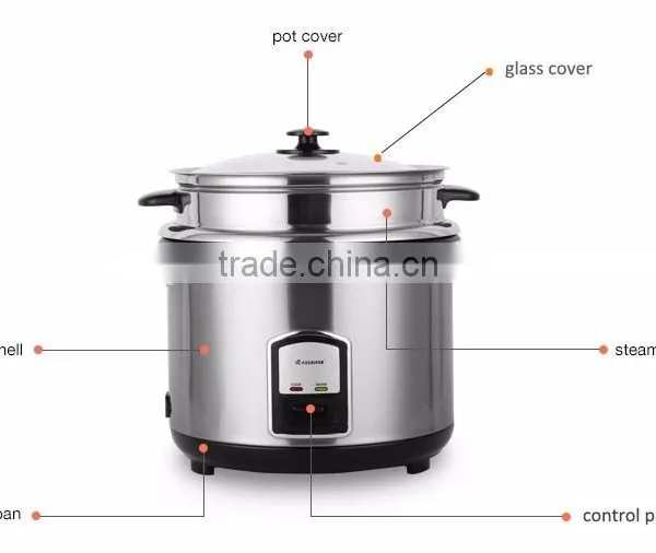 1.0/1.2/1.8/2.2/2.8L National Electric Rice Cooker With Glass Cover photo-2