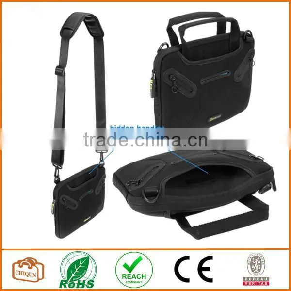 13.3 Inch Ultrabooks/ Laptop / NetBook/ Super Protection Sleeve Shoulder Bag / Multi-functional Briefcase Carrying Case Black photo-3