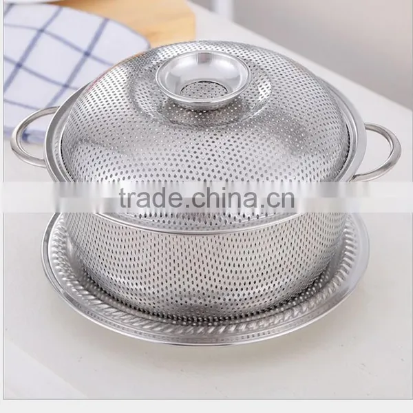 Promotion Heavy Duty Handles and Self-draining Solid Base Professional Strainer photo-6