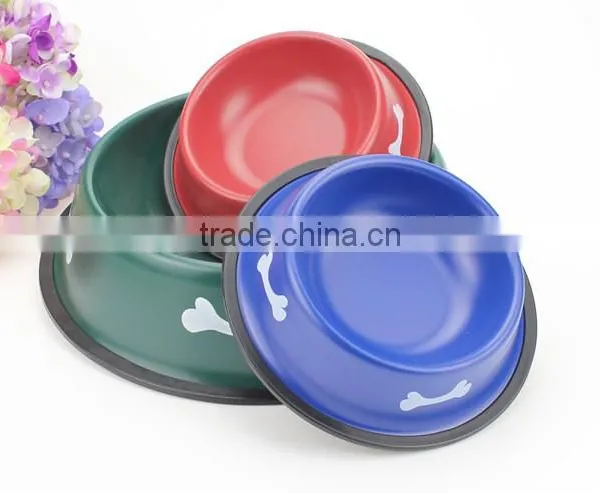 Wholesale Belly Anti Skid Colored Pet Bowl/ Belly Dog Bowl photo-4