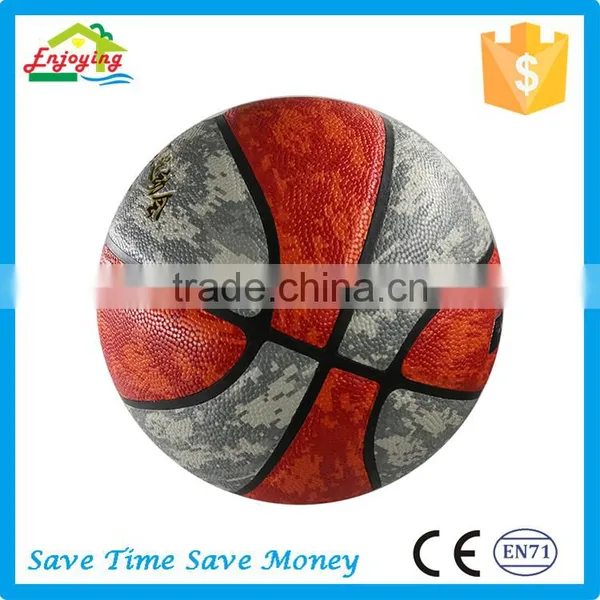 High Quality #7 pu Hygroscopic Leather Outdoor Indoor Match and Training Basketball photo-3