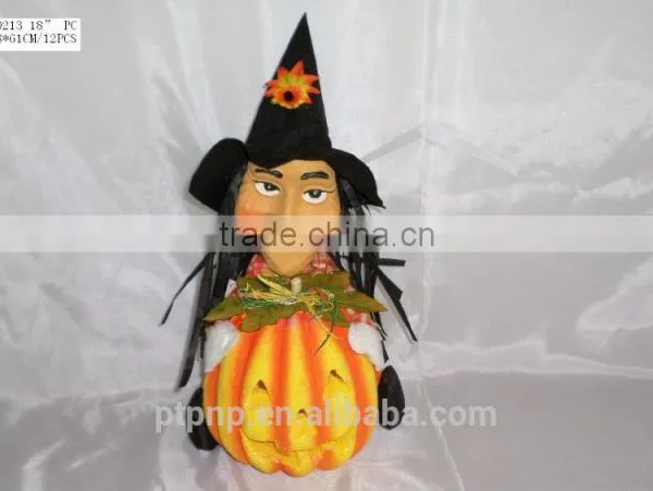 Paper Scarecrow With Pumpkin Face for Halloween Decoration photo-2
