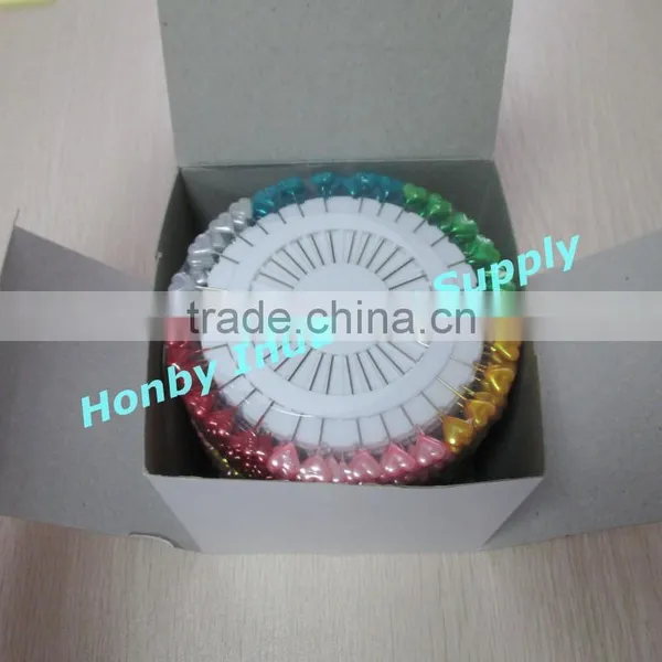 Wheel Packing 55mm Heart Shape Long Stick Hijab Pin photo-4