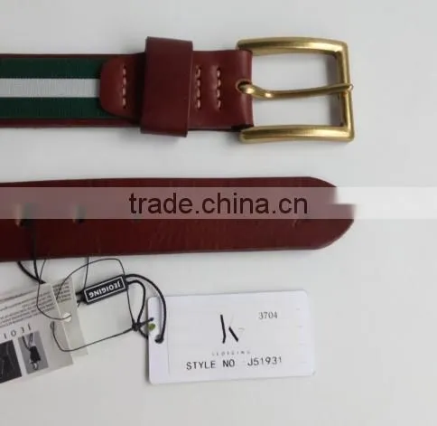J51931 Trend Casual Belt Fashion Man's Dress Belt Casual Style Belt Genuine Leather Belt photo-4
