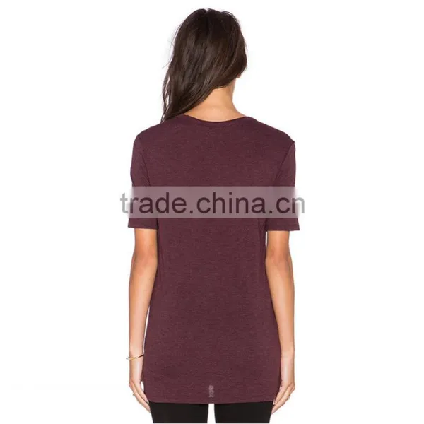 Cheap Promotional Bulk Plain V-neck Create Your Own t Shirt photo-2