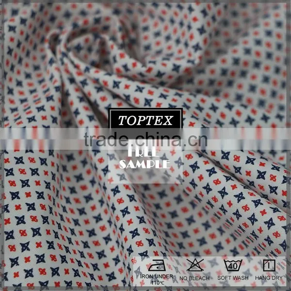 Fashionable 97% Cotton 3%Spandex Poplin Weave Shirt Fabric photo-3