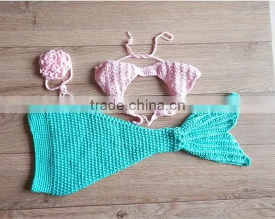 2016 Hot Sale Crochet Baby Clothing Knitting Girl Clothes Peacock Crochet Toddlers Winter Knit Sets photo-6