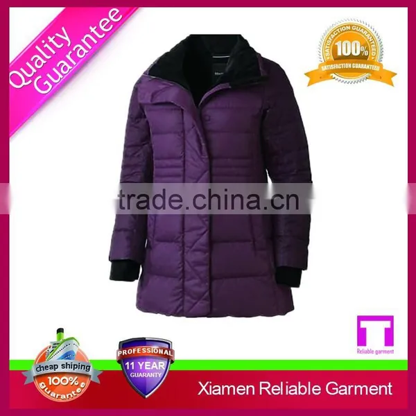 Custom Wholesale Woman Fur Winter Coat Custom Nylon Jackets OEM Service photo-5