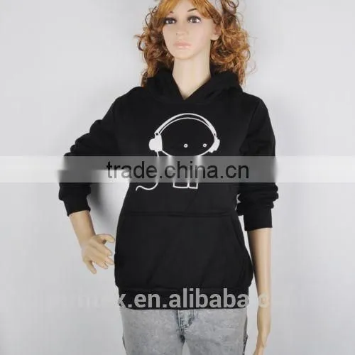 Men/Women Couple Warm Lovers Sweater Hoodie Cartoon Coat Sweatshirt photo-2