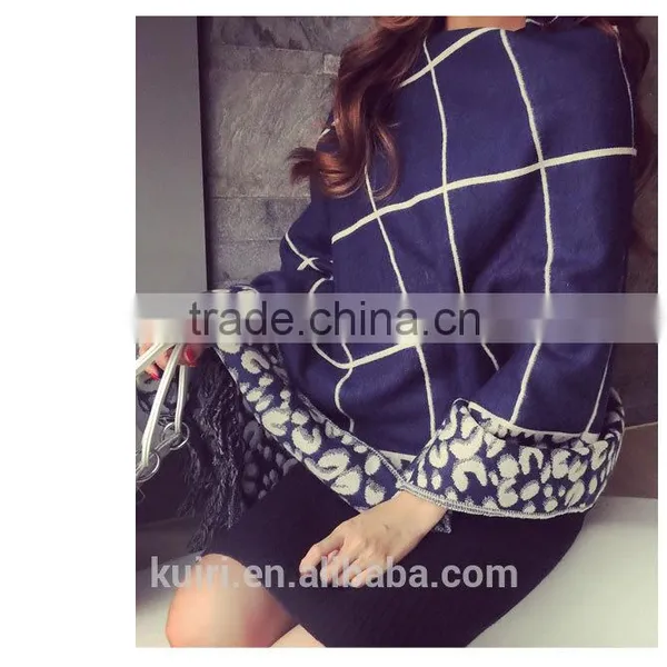 Korean Winter Warm Dual-purpose Cashmere Shawl Tassels All-match Lengthened Dancing Girl Pattern Scarves Wholesale photo-4