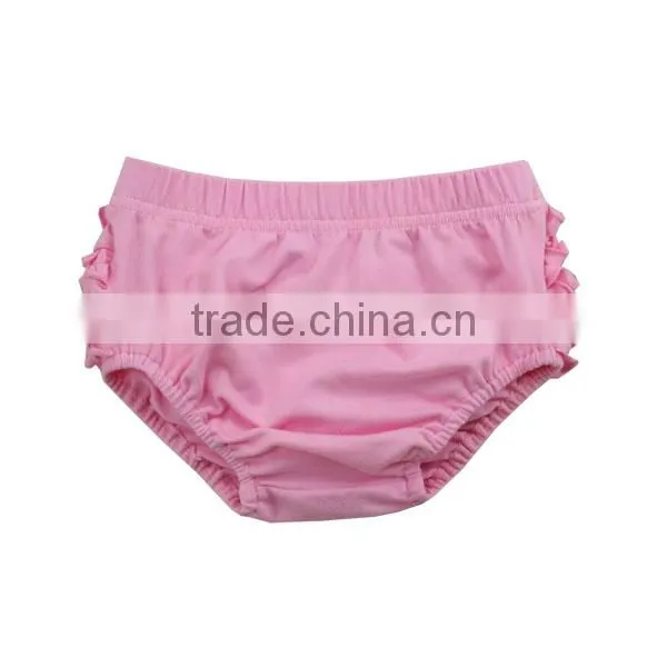 2017 Hot Sale Lovely Baby Girl Underwear Wholesale Ruffle Diaper Covers Girl Ruffle Shorts photo-6