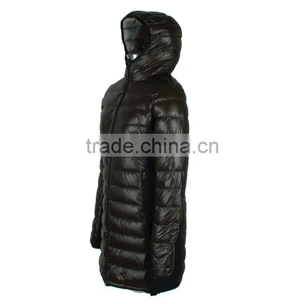 W2015 High Quality Women Slim Long Hooded Parka Jacket photo-3
