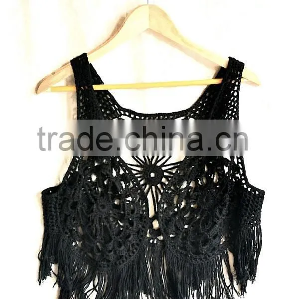 Wholesale Festival Fashion Women Crochet Vest photo-2