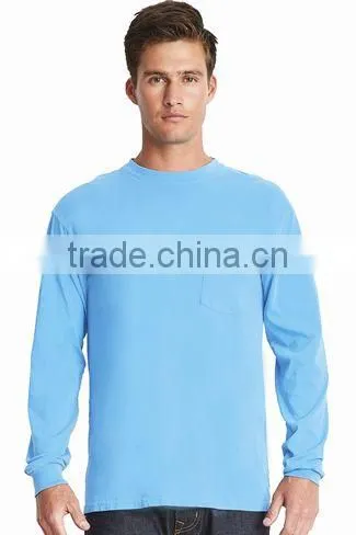 Next Level Apparel Unisex Inspired Dye L/S Pocket Crew Tee - 100% Combed Ring-spun Cotton Jersey and Comes With Your Logo photo-4