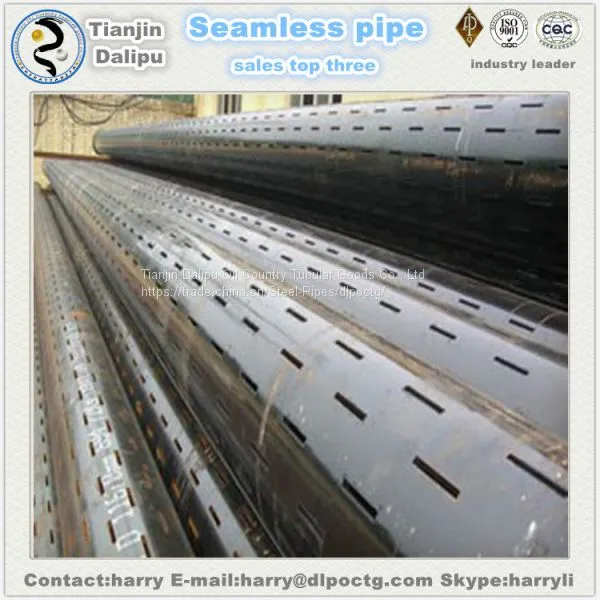 Stainless Slotted Liner Perforated Drainage Pipe Slotted Pipe photo-4