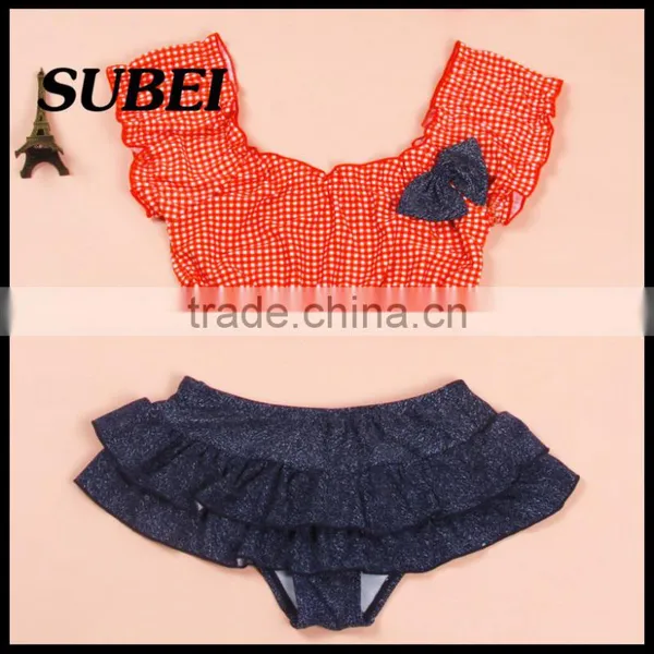 Children's Swimsuit Girls Swimsuit Baby Split Swimsuit photo-3