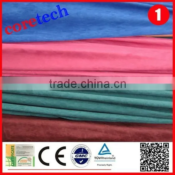 High Quality Cheap Moisture Absorption Suede Fabric Factory photo-3