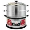 26-inch Food Steamer With Two-layered, 60-minute Automatic Timer, 9L Capacity, 1,360W Power