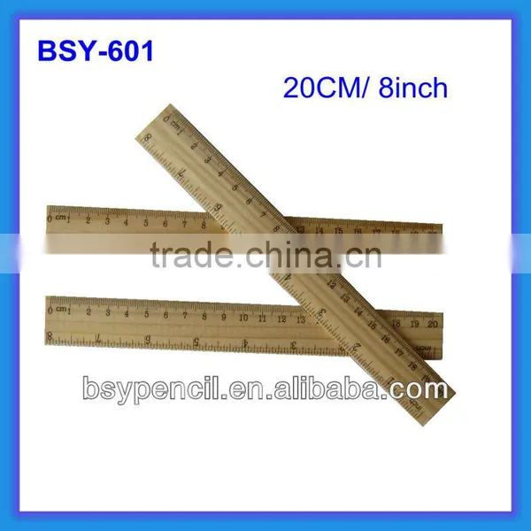 20cm Measure Wooden Ruler