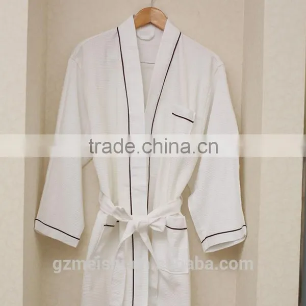 100% Cotton Waffle Children Bathrobe for Hotel photo-2