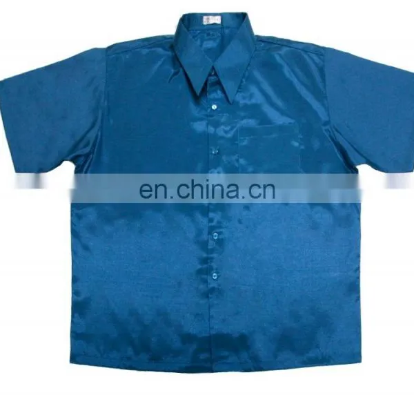 Lofbaz Men Casual Camp Work Everyday Button Down Plain Long / Short Sleeve Shirts photo-5
