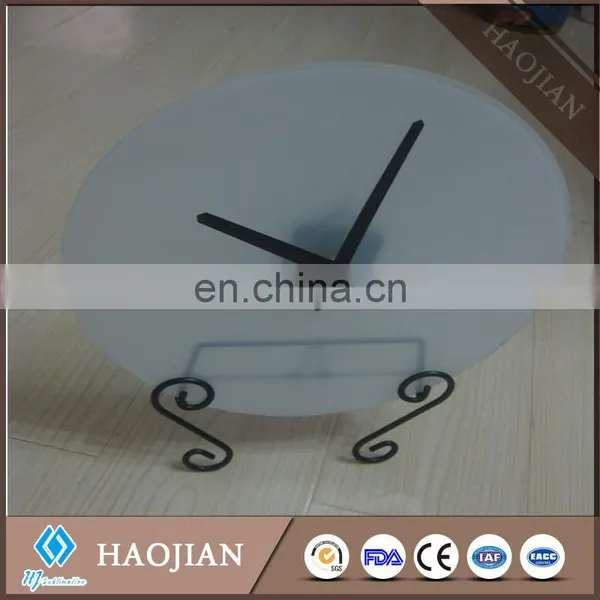 Sublimation White Coating Tempered Glass Clock photo-3