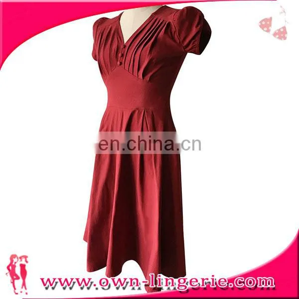 3 Colors Wholesale Black Classical Polyester Party Evening Dress photo-3